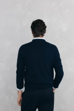 Pedro del Hierro Camisolas-Camisola gola em bico Azul