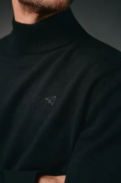 OOTO Camisolas-Camisola gola perkins Preto