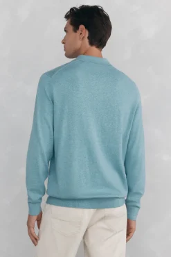 Pedro del Hierro Camisolas-Camisola gola polo Azul