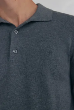 Pedro del Hierro Camisolas-Camisola gola polo Cizento