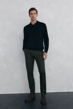 Pedro del Hierro Camisolas-Camisola gola polo Preto