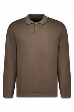 Springfield Camisolas-Camisola gola polo com botões cru