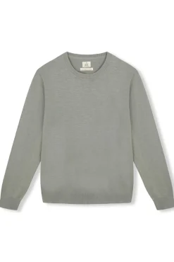 OOTO Camisolas-Camisola gola redonda algodão Verde