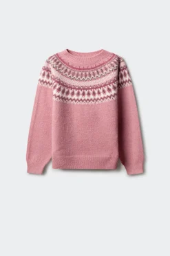 Springfield Kids Malhas-Camisola grego para menina rosa
