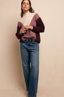 Slowlove Camisolas-Camisola intársia Tostado