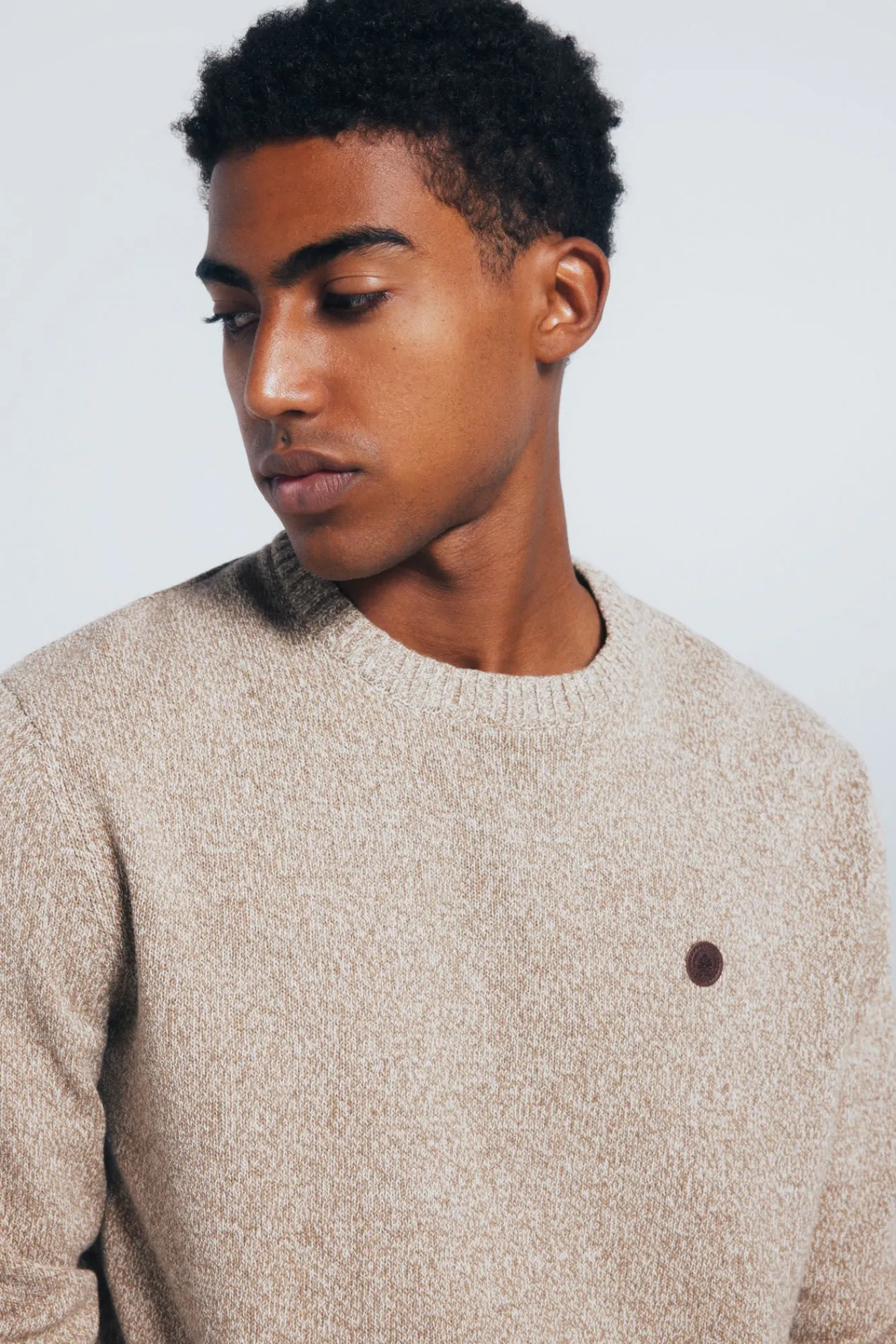 Springfield Camisolas-Camisola liso de fantasia torcida castanho