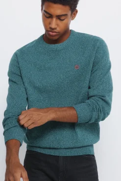 Springfield Camisolas-Camisola liso de fantasia torcida azul