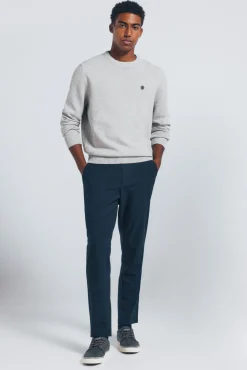 Springfield Camisolas-Camisola liso de fantasia torcida cinzento