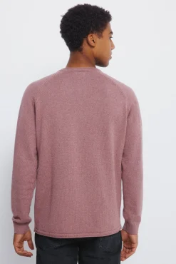 Springfield Camisolas-Camisola liso de gola alta rosa