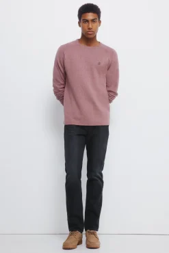 Springfield Camisolas-Camisola liso de gola alta rosa