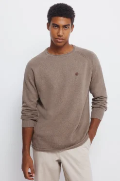 Springfield Camisolas-Camisola liso de gola alta cru