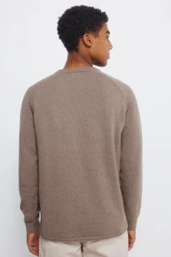 Springfield Camisolas-Camisola liso de gola alta cru