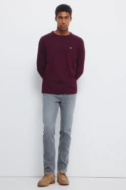 Springfield Camisolas-Camisola liso de gola alta estampado