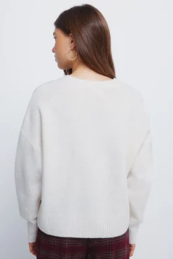 Springfield Camisolas-Camisola liso de gola redonda vison