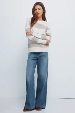 Springfield Camisolas-Camisola listrado multicolorido em relevo vison