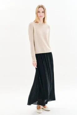 Caroll Camisolas-Camisola lúrex Castanho