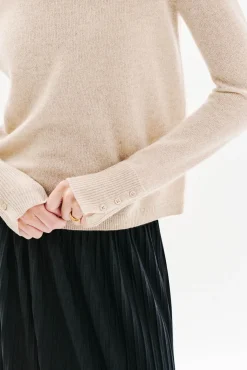 Caroll Camisolas-Camisola lúrex Castanho