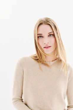 Caroll Camisolas-Camisola lúrex Castanho