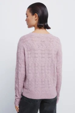 Springfield Camisolas-Camisola lurex pointelle rosa