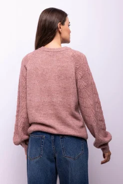 Object Camisolas-Camisola malha Roxo