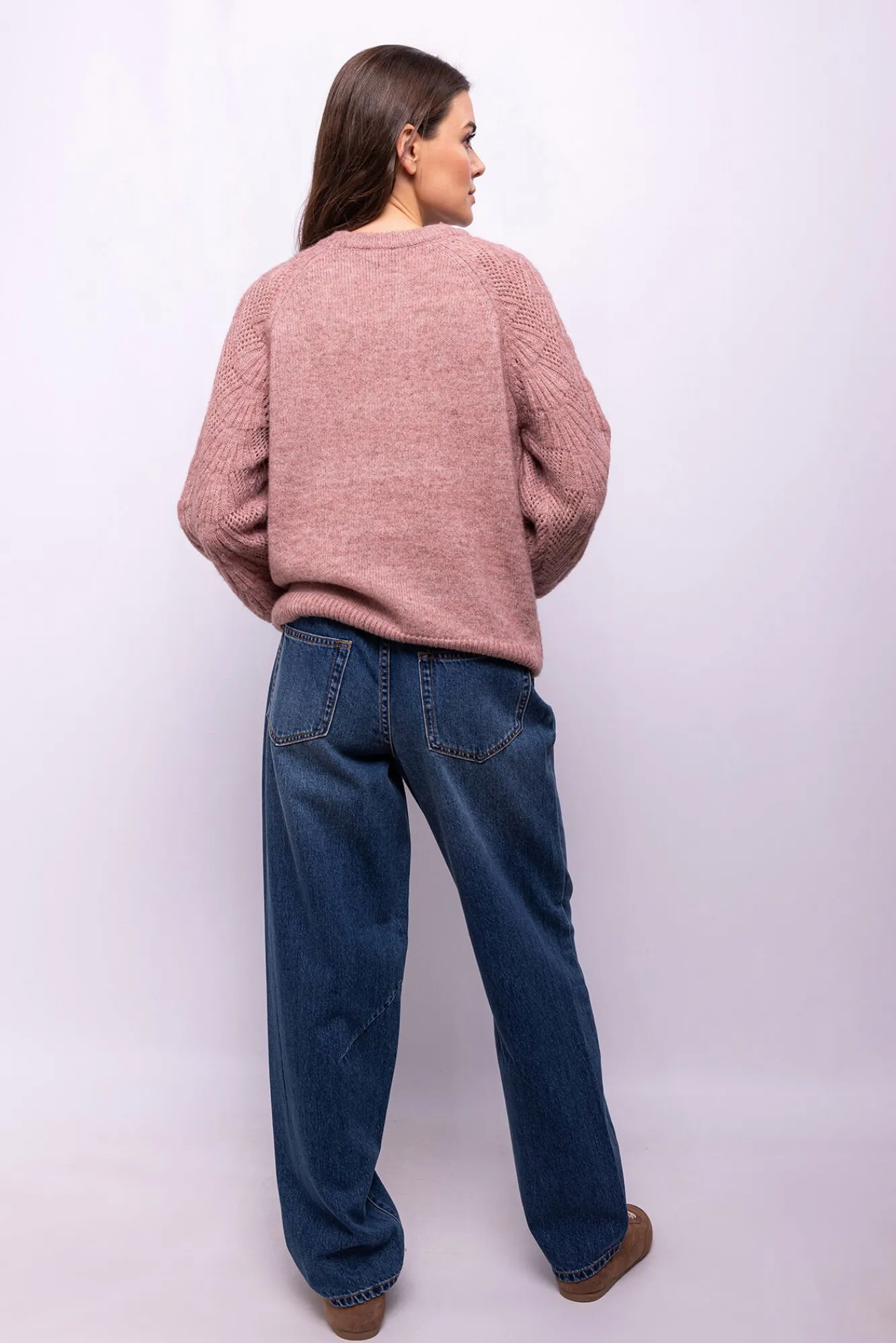 Object Camisolas-Camisola malha Roxo