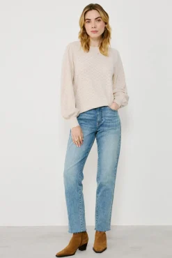 Vila Camisolas-Camisola Malha Castanho