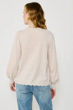 Vila Camisolas-Camisola Malha Castanho