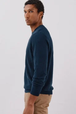 Cortefiel Camisolas-Camisola malha fina Azul