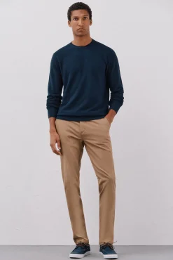 Cortefiel Camisolas-Camisola malha fina Azul