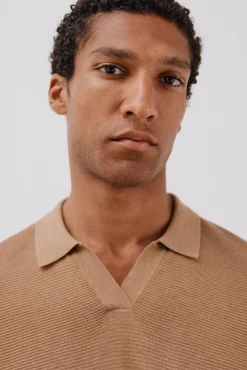 Cortefiel Camisolas-Camisola malha fina Tostado