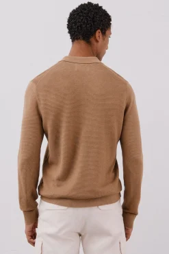 Cortefiel Camisolas-Camisola malha fina Tostado