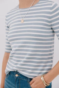 Cortefiel Camisolas-Camisola manga curta Azul