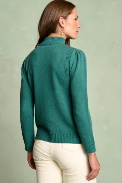 Polín Et Moi Camisolas-Camisola manga Elina Verde