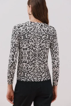 Cortefiel Camisolas-Camisola manga larga Preto