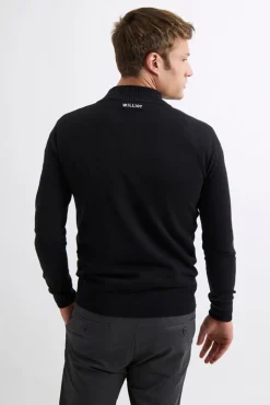 Williot Camisolas-Camisola Meia Fecho-Éclair Preto