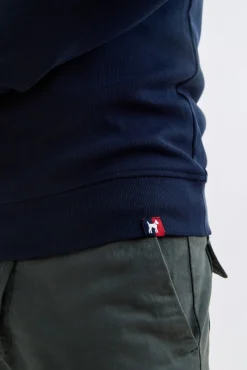 Williot Camisolas-Camisola Meia Fecho-Éclair Azul