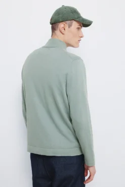 Springfield Camisolas-Camisola Milano com fecho-éclair verde