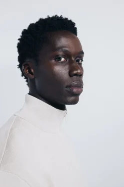 Springfield Camisolas-Camisola Milano com fecho-éclair cru