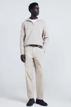 Springfield Camisolas-Camisola Milano com fecho-éclair cru