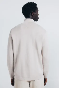 Springfield Camisolas-Camisola Milano com fecho-éclair cru