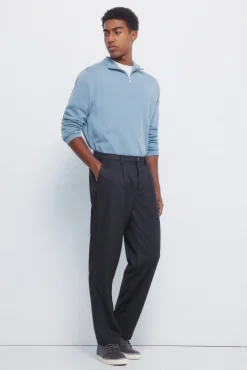 Springfield Camisolas-Camisola Milano com fecho-éclair azul