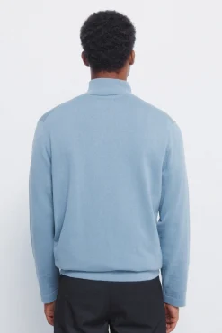 Springfield Camisolas-Camisola Milano com fecho-éclair azul