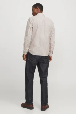 Jack & Jones Camisas-Camisola oxford slim fit Castanho