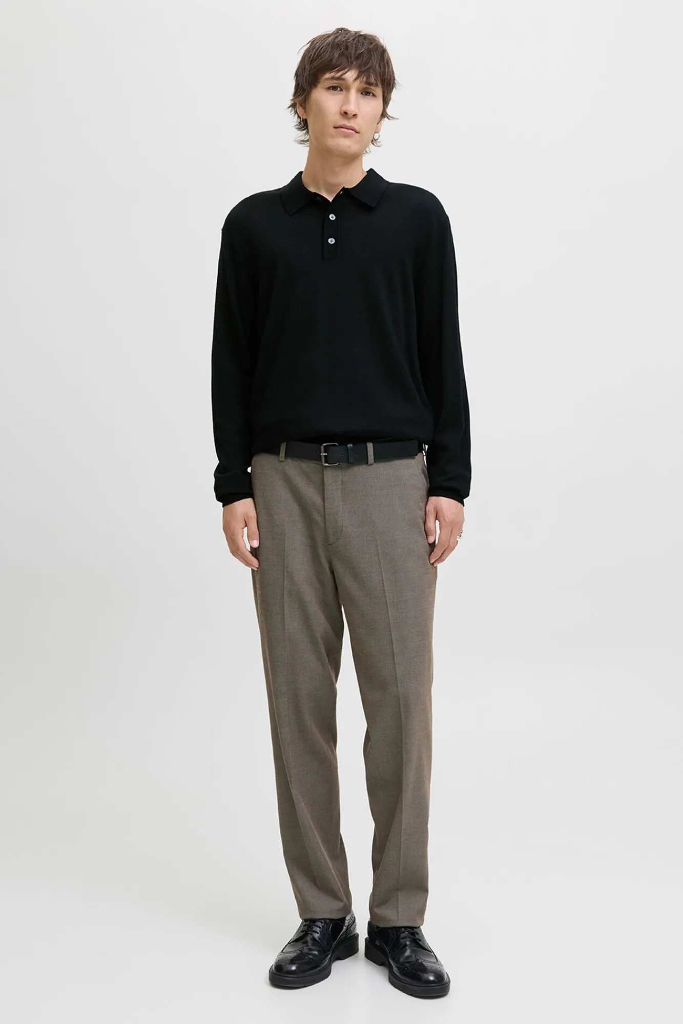 Jack & Jones Camisolas-Camisola polo de corte regular Preto