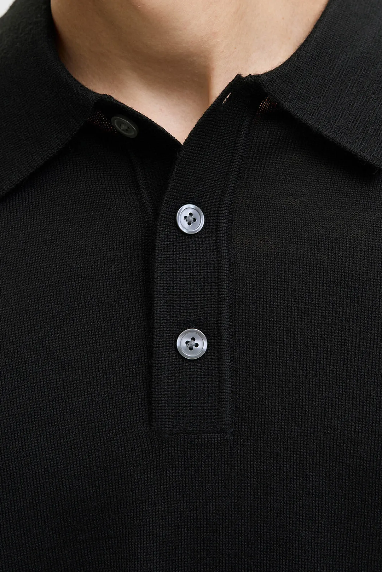 Jack & Jones Camisolas-Camisola polo de corte regular Preto