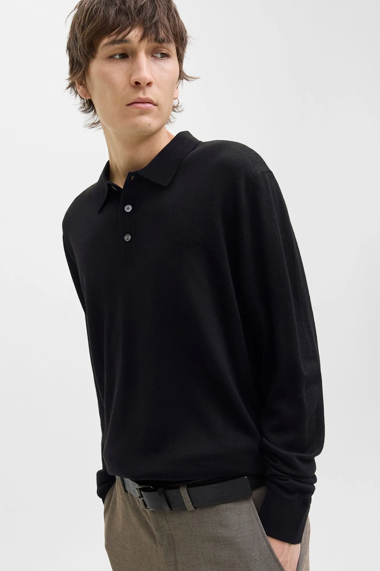 Jack & Jones Camisolas-Camisola polo de corte regular Preto