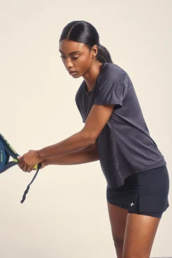 Dash and Stars T-Shirts-Camisola preta ultraleve preto