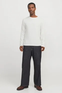 Jack & Jones Camisolas-Camisola regular fit branco