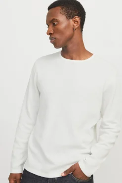 Jack & Jones Camisolas-Camisola regular fit branco