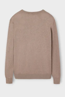 Silbon Camisolas-Camisola retrô com gola em V Castanho